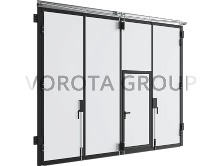 Складные гаражные ворота Doorhan промышленные 3500x2500